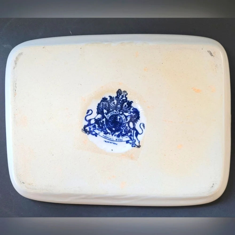 Antique Victoria Ware Cheese Dish - Picture 7 of 12